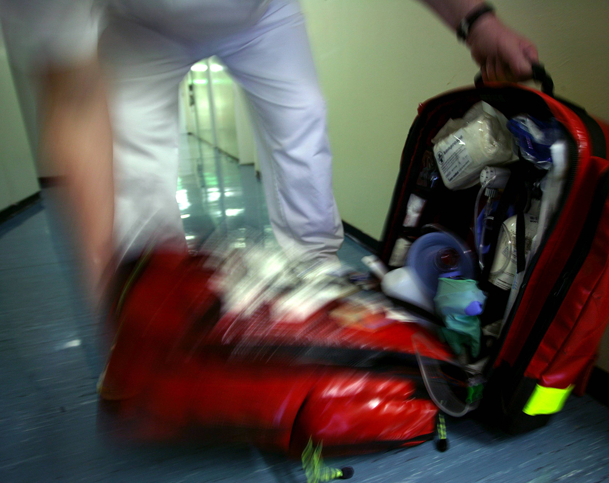 Telemedizinische Lösungen verschaffen Rettungskräften wertvolle Zeit (Foto: Markus Breig, KIT)