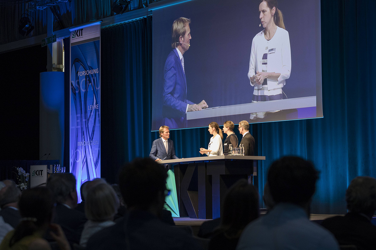 Jahresfeier des KIT 2018: Podiumsdiskussion
