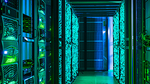 Der aktuelle Hochleistungsrechner des KIT (Foto: Markus Breig)