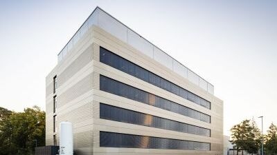 Der Forschungsneubau auf dem Campus Nord des KIT