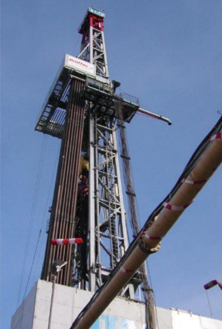 Geothermie Bohrturm
