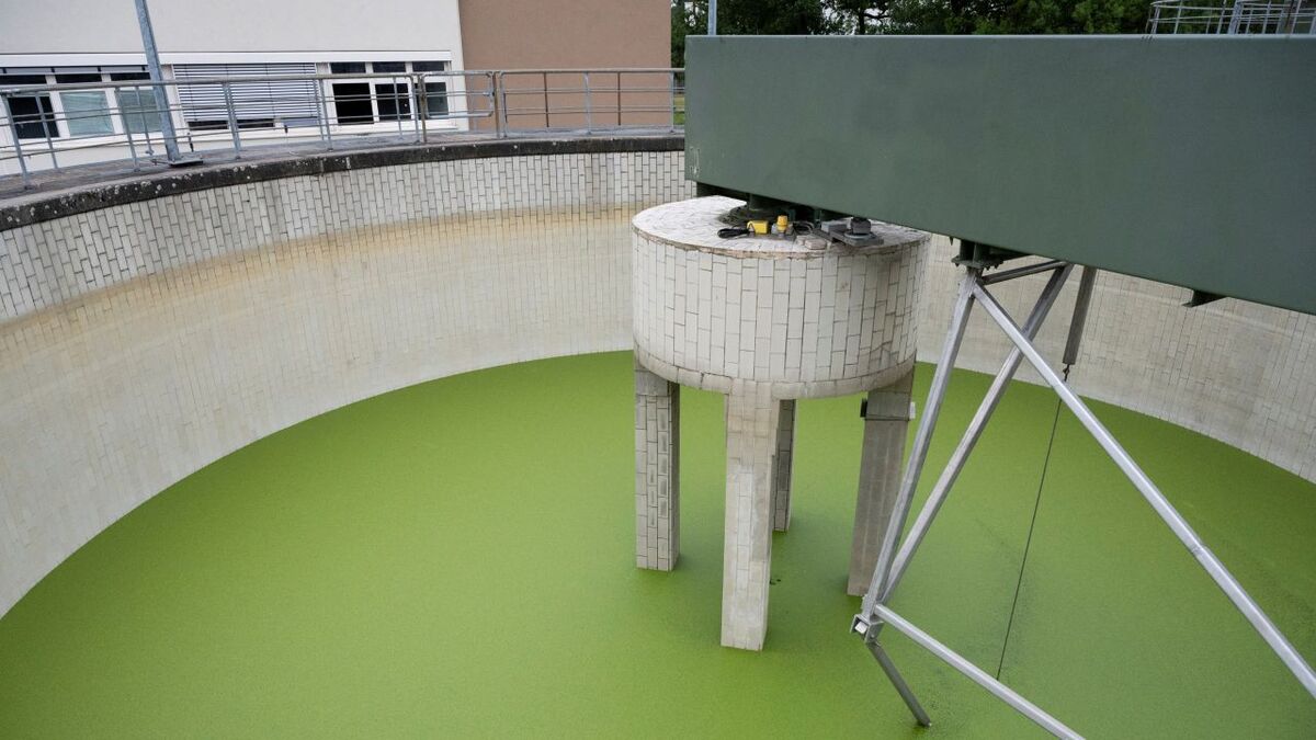 Kläranlage am Campus Nord des KIT