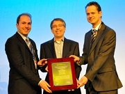 Johannes Proell und Wilhelm Pfleging bei der Preisübergabe