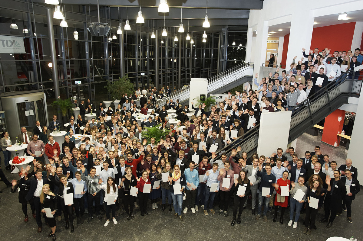Deutschlandstipendiaten am KIT (Foto: Andreas Drollinger, KIT)