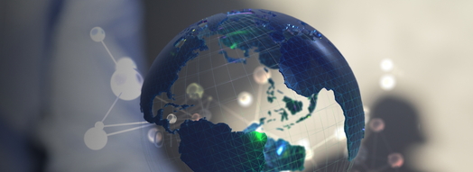 3D-Grafik eines Globus