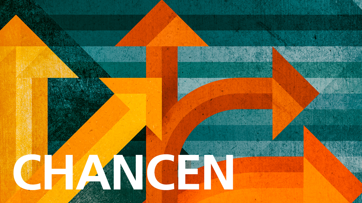 Das Cover der lookKIT-Ausgabe zeigt Pfeile in verschiedenen Farben mit dem Wort "Chancen".