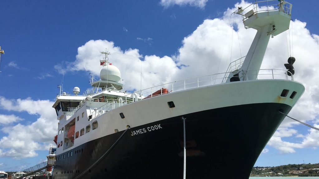 Basalt bremst Platten in der Tiefe