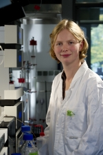 Die Tr&auml;gerinnen des Erna-Scheffler-F&ouml;rderpreises 2013: Dr. Anna Osberghaus (Foto: KIT)