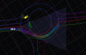 Verhaltensplan eines automatischen Automobils (Abb.: mrt, KIT/FZI) 