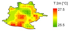 Neue Simulationen zeigen: Temperatur und Luftqualität hängen in Städten eng zusammen und erfordern gemeinsame Lösungen