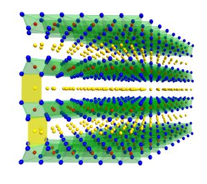 Schematische Struktur der hergestellten Schichtoxide. (Abbildung: KIT/HIU)