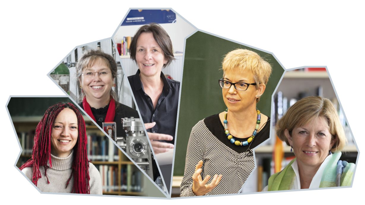 Nicole Gross, KIT Von der Juniorprofessorin bis zur Leibniz-Preisträgerin: Das KIT Women Professors Forum versammelt Spitzenwissenschaftlerinnen aller Karrierestufen (Collage: Nicole Gross, KIT)