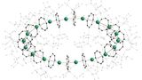 Cyclocen heißt die neuartige Molekülstruktur, in der Sandwich-Komplexe erstmals einen nanoskalige Ring formen. (Abbildung: Nature / AOC, KIT) 