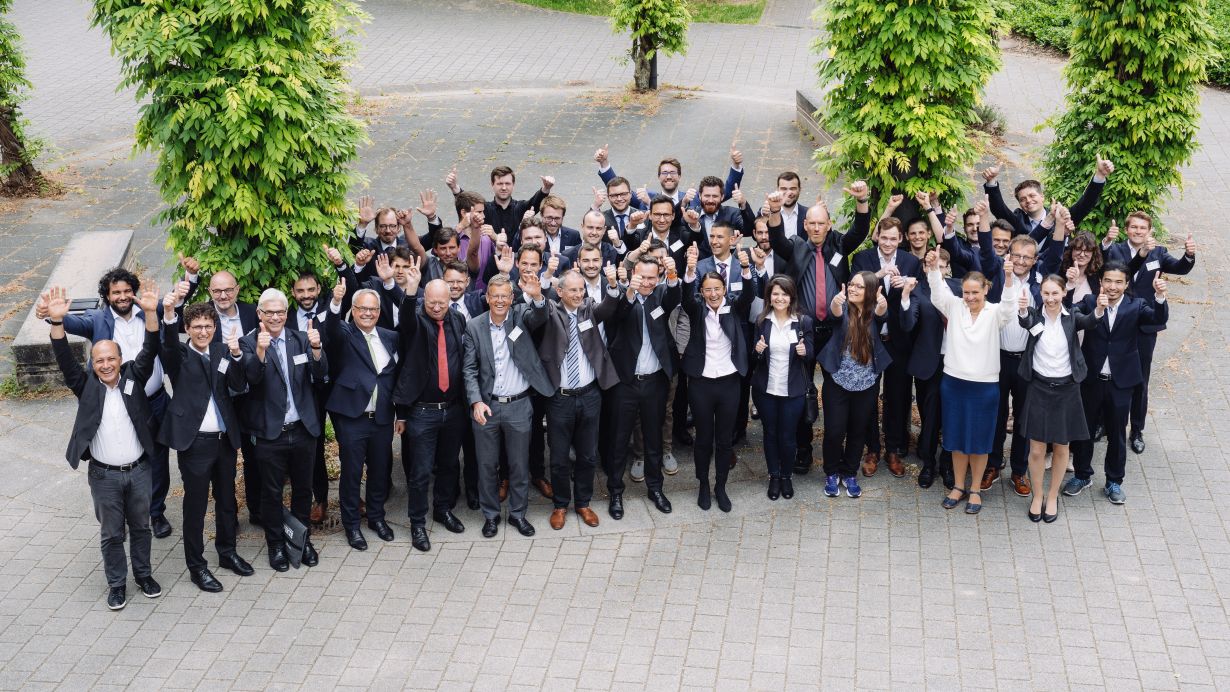 wbk, KIT Team des SFB „Kreislauffabrik für das ewige Produkt“. (Foto: wbk, KIT)