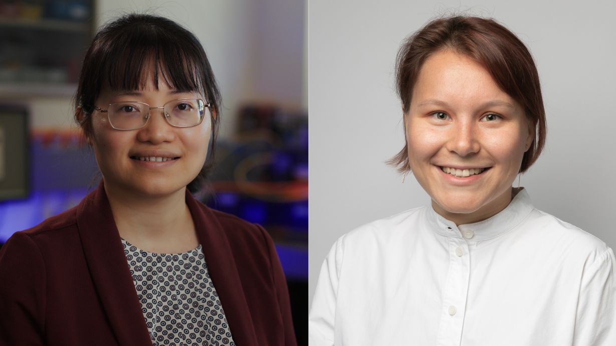 KIT; KU Leuven Gefördert mit einem ERC Starting Grant 2026: Thermowissenschaftlerin Jingyuan Xu (KIT; lks.) und Architekturhistorikerin Maryia Rusak (KIT/KU Leuven; re.). (Fotos: L’Oréal-UNESCO For Women in Science programme; The Oslo School of Architecture and Design)