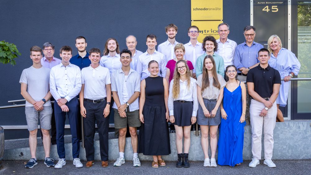 Gruppenfoto der Studierenden, die 2026 ein Schroff-Stipendium erhalten haben.